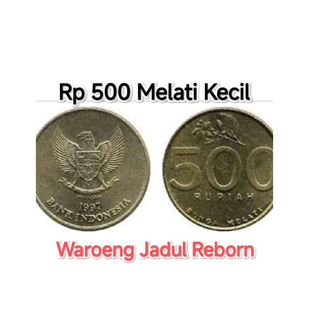 Koin 500 Rupiah Melati Kecil Rp 500 Kuning Tahun Random Koleksi Uang Logam Coin Antik Lama Kuno Jadu