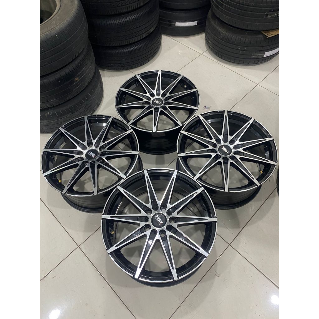 velg mobil bekas hsr kccx ring 17 pcd 5x114,3 lebar 7,5 et 45