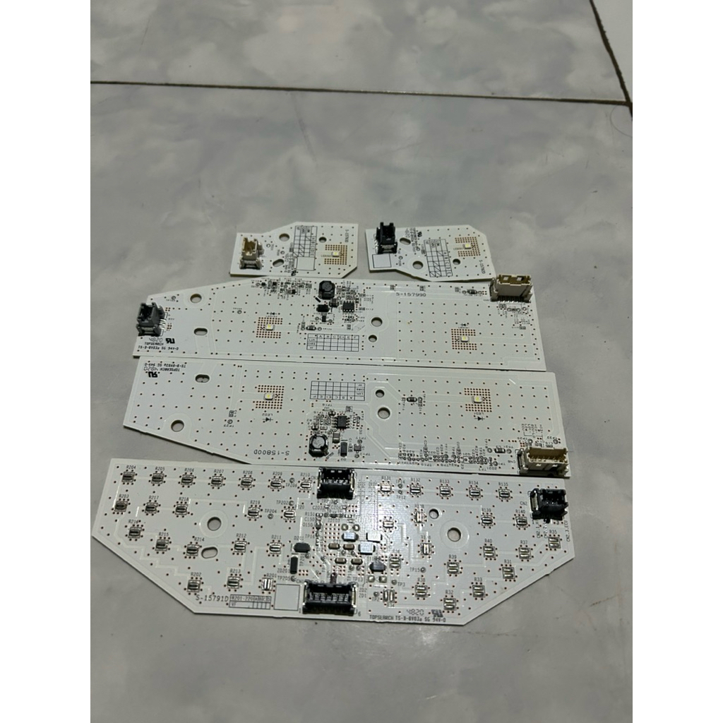 pcb vcb lampu depan  aerox new komplit