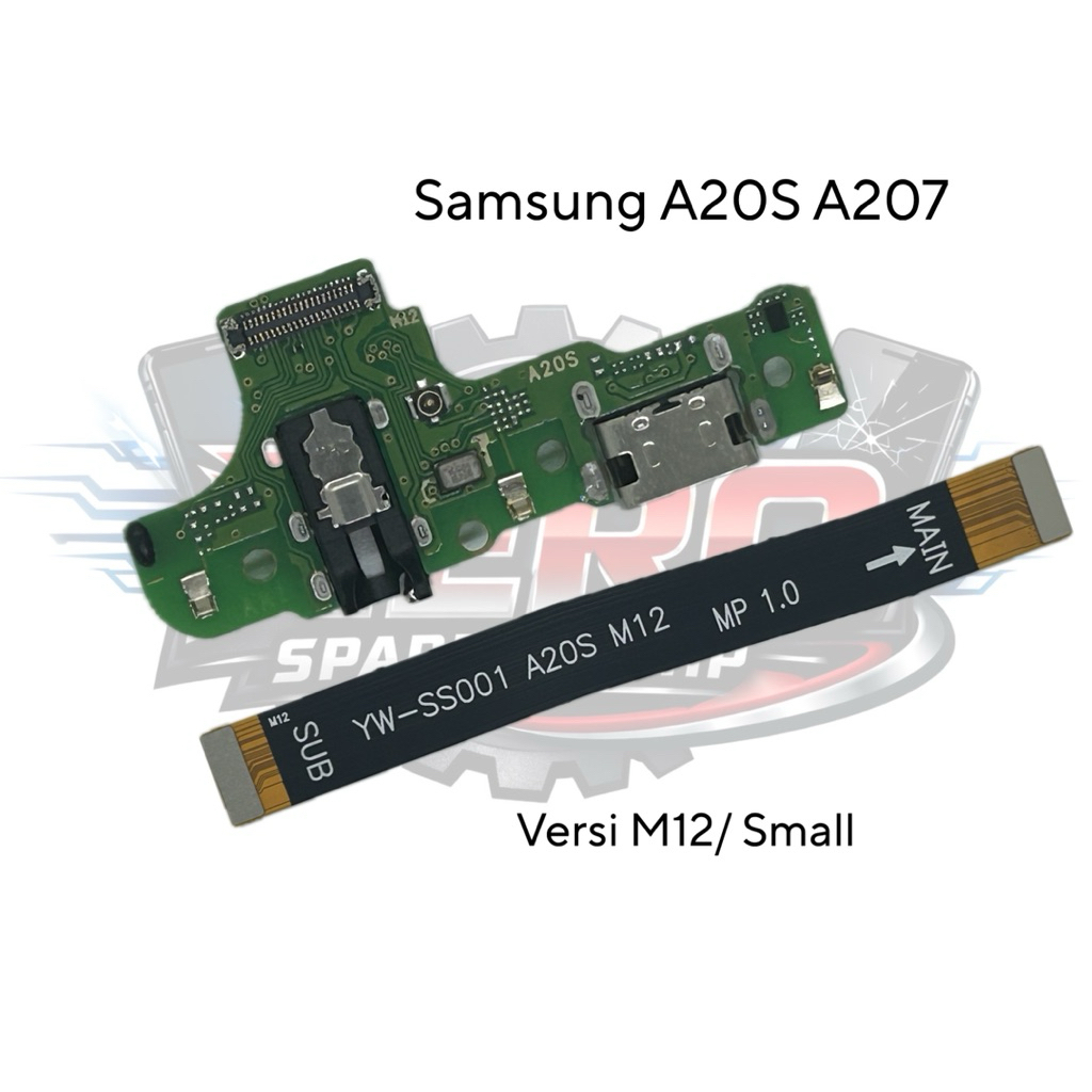 PAPAN CAS SAMSUNG A20S A207 PAPAN KONEKTOR CAS CON CHARGER SAMSUNG A20S A207 ORIGINAL + IC