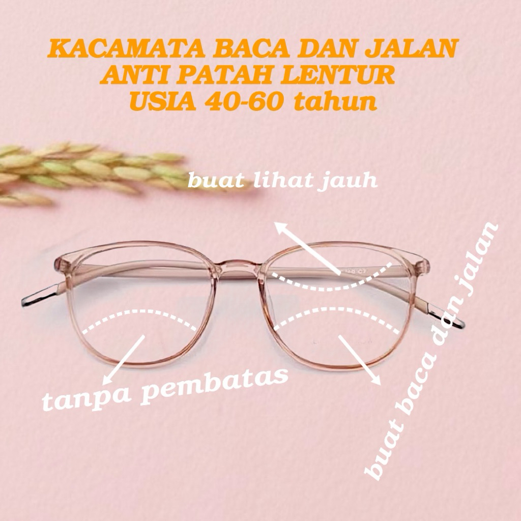 kacamata lentur anti patah buat baca dan jalan