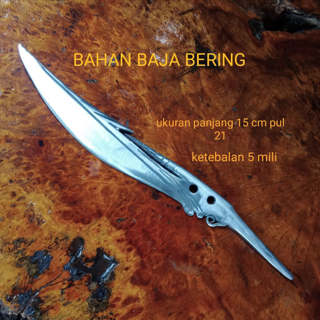 goleran pisau dapur bahan baja bering