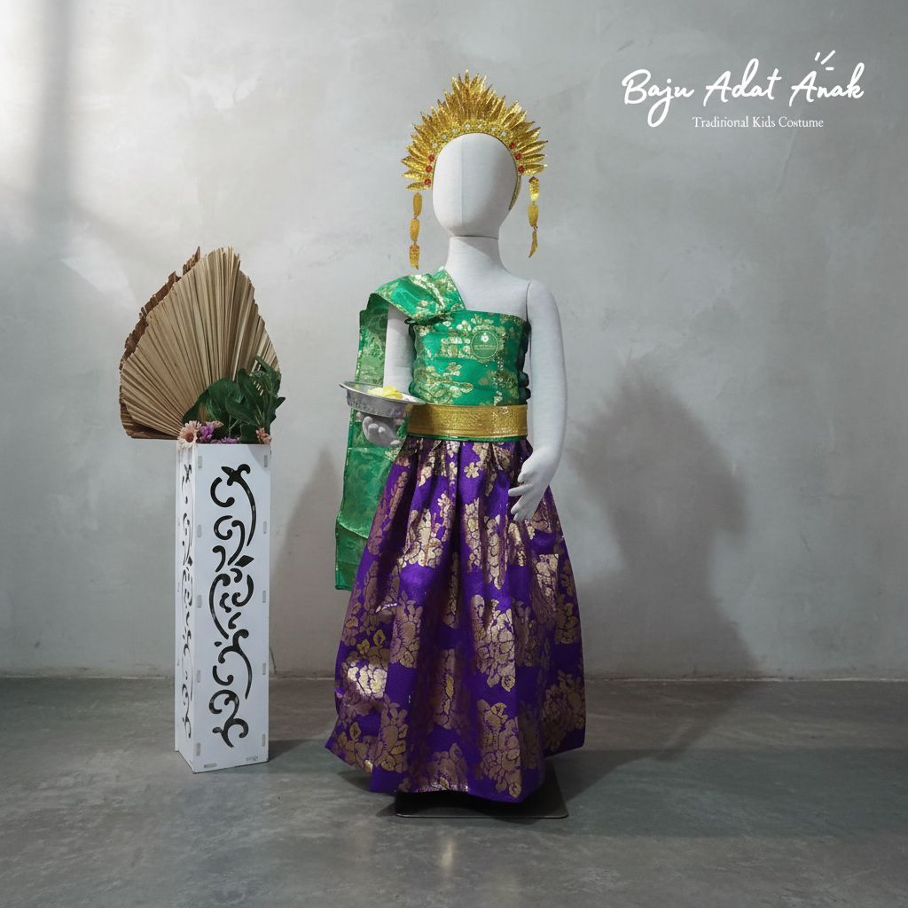 Baju Adat Bali Modifikasi Anak Perempuan | Baju Tari Bali Anak Perempuan | Baju Tradisional Bali ana