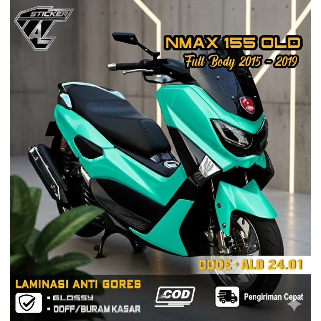 ( COD ) Sticker Decal NMAX OLD Lama Polos Full body 2015 2016 2017 2018 2019 Decal Stiker Variasi Nm