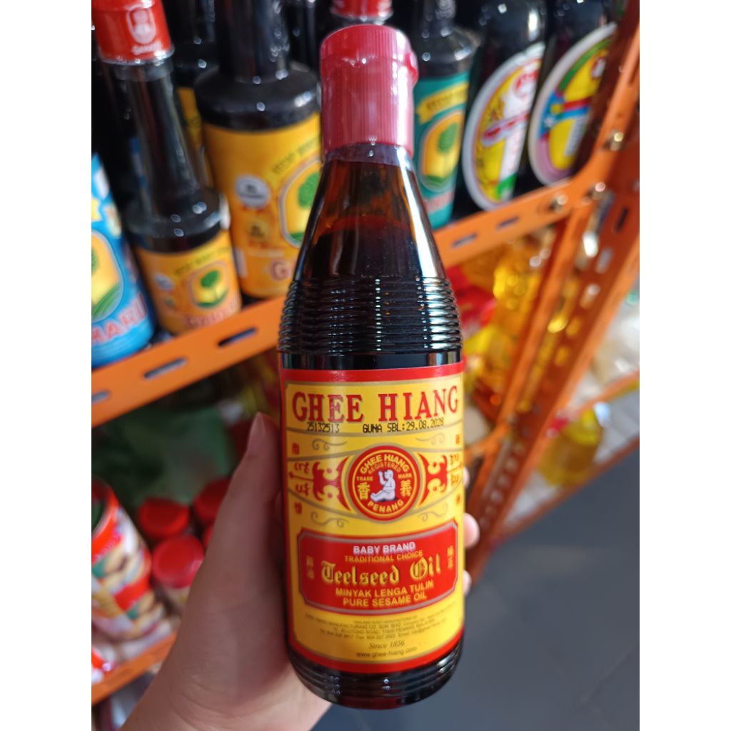 Minyak Wijen Ghee Hiang Extra 20ml | Ghee hiang Sesame Oil | Wijen Bayi | Minyak Wijen