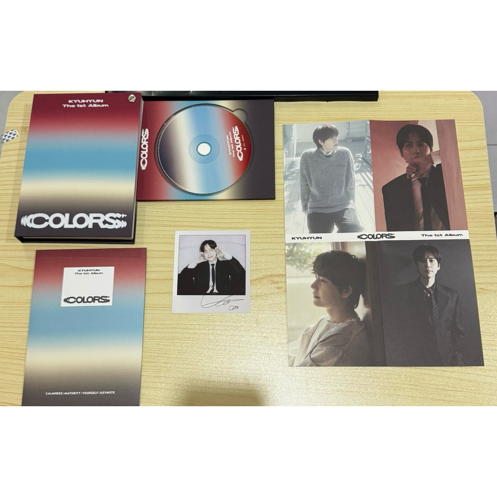 (BOOKED) Kyuhyun Colors swatch album Unsealed NO PC