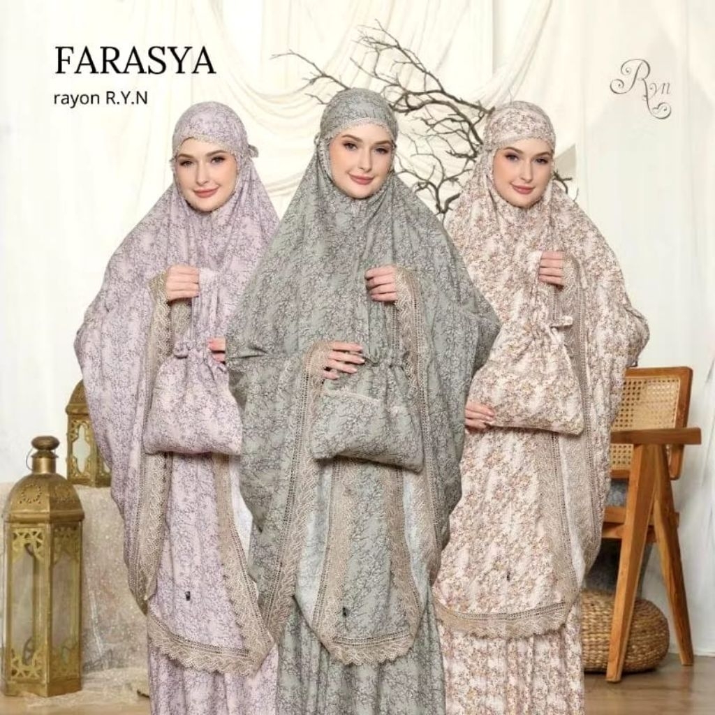 Mukena Ryn Rayyan Emily Original | Mukena Ryn Rayyan Shelia Original | Mukena Ryn Rayyan Zhafira Ori
