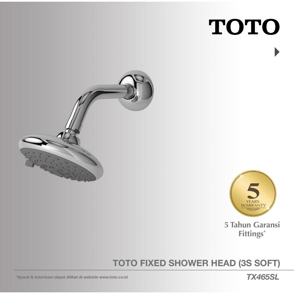 TOTO Shower Head TX465SL | Head Shower - Shower Mandi - Rain Shower