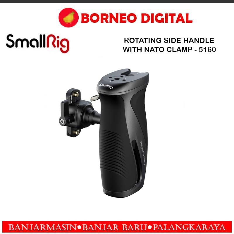 SMALLRIG ROTATING SIDE HANDLE WITH NATO CLAMP - 5160