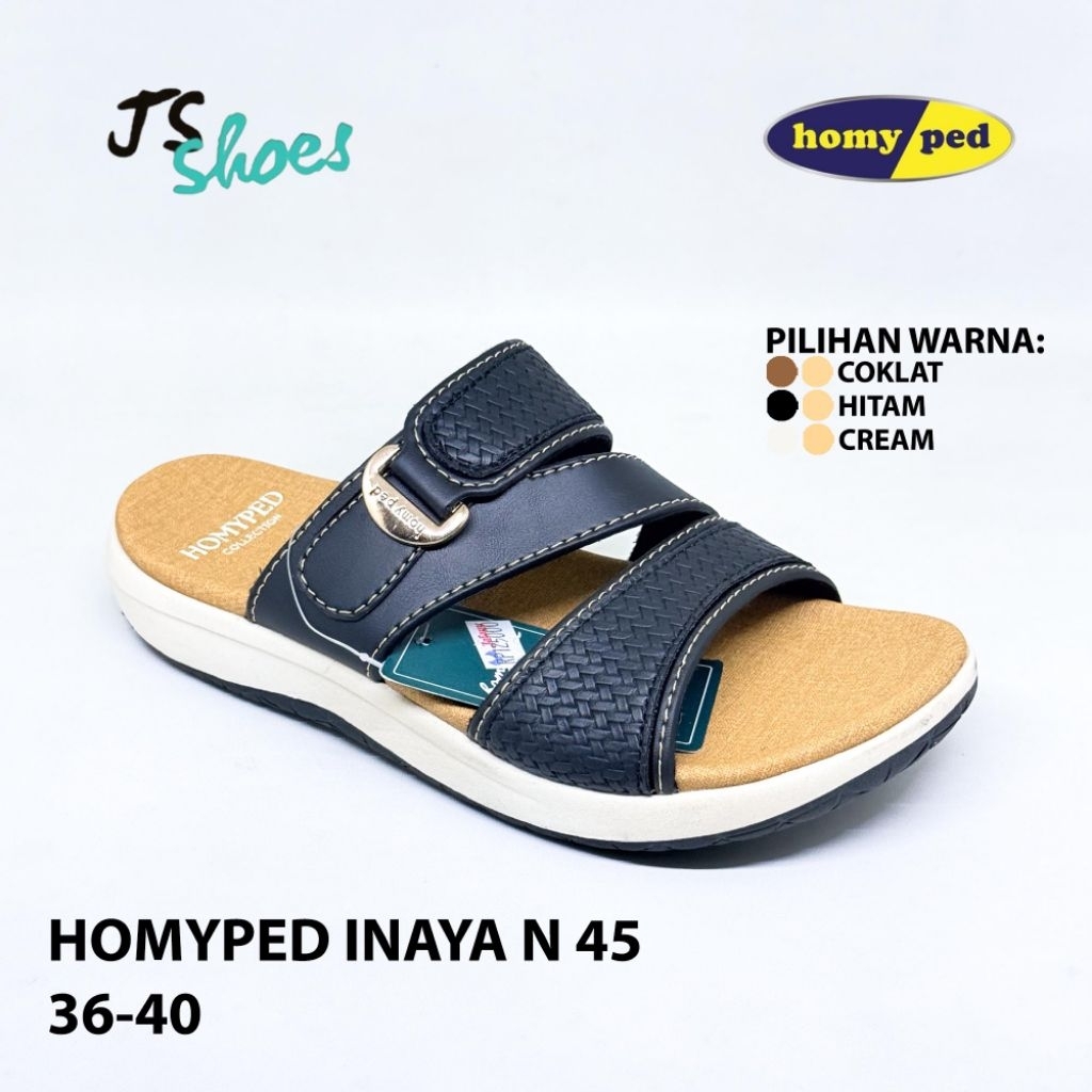 HOMYPED INAYA N 45 - SANDAL SLOP CASUAL WANITA DEWASA MERK HOMYPED ORIGINAL