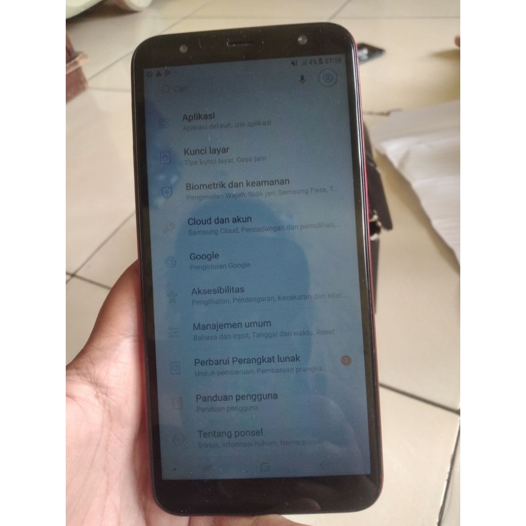 Samsung J6+ Minus Lcd Seperti Difoto Tapi Normal Sentuhnya