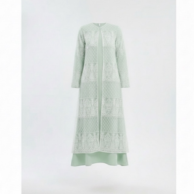 Gamis lace brokat Firrya