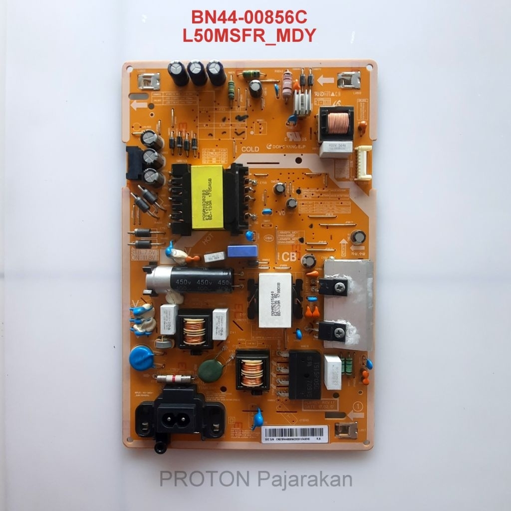 PSU LED Smart TV Samsung UA43T6500 UA43T6500AK Mesin Power Supply L48MSFR L50MSFR MDY BN44-00852F BN