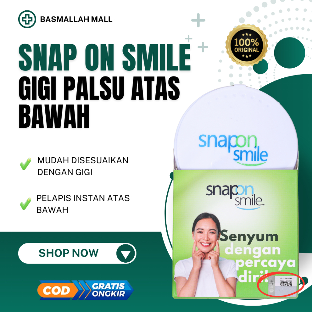Snap On Smile Gigi Palsu Silikon - Snap On Smile Teeth Veneer - Perawatan Gigi Palsu Resin