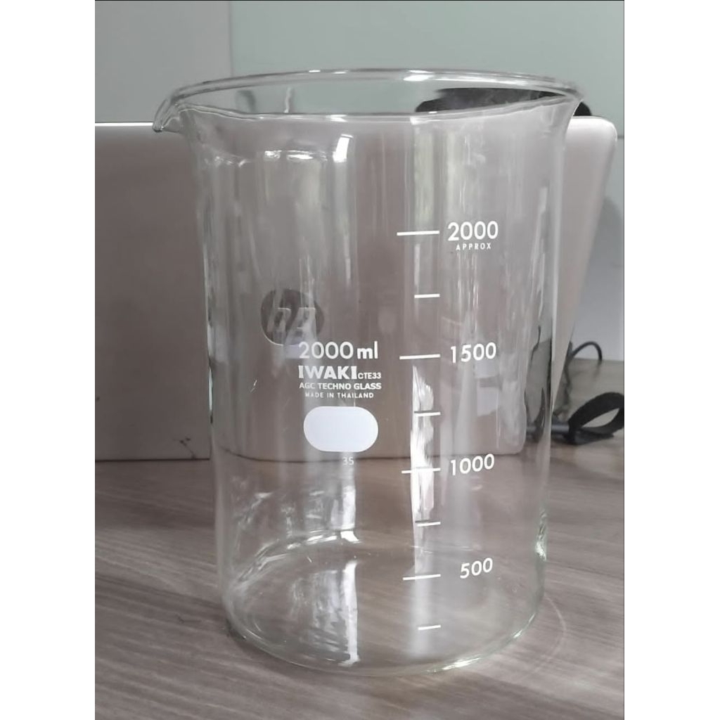 Beaker glass iwaki 2000ml 1000BK2000