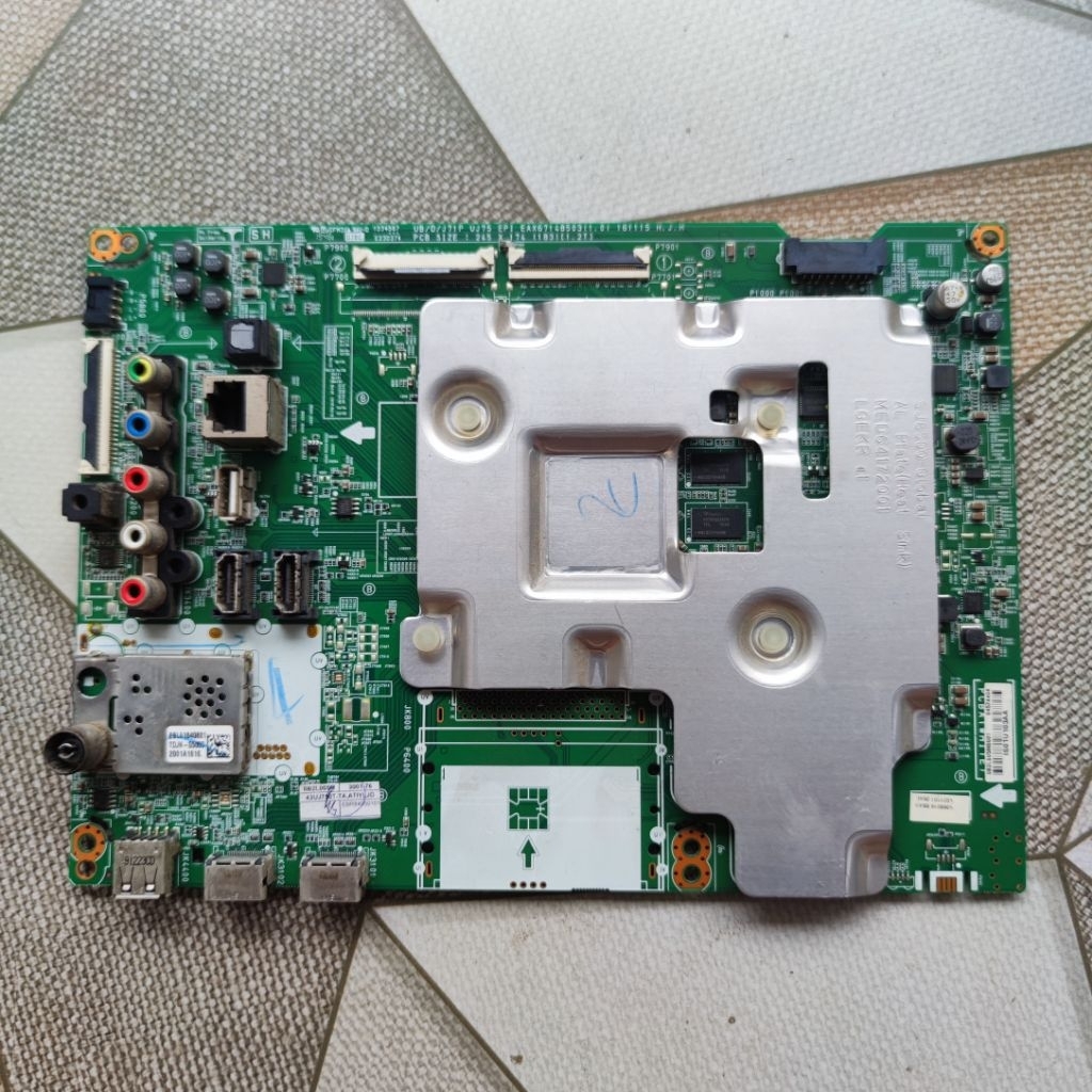 mb ori mainboard led tv LG 43UJ750T 43UJ750T-TA