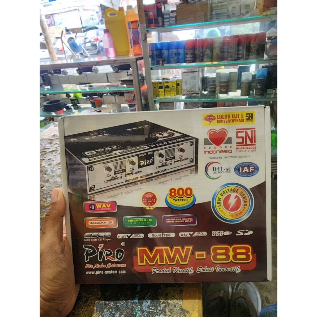 ampli walet piro mw88, mw 88