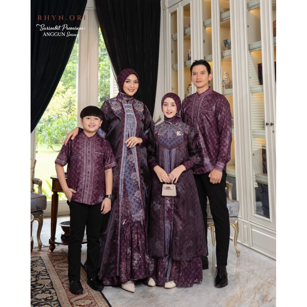SERAGAN KONDANGAN ANGGUN SERIES by RHYN.ORI Sister Eldeena Syari Couple Gamis Set Kemeja IDUL ADHA