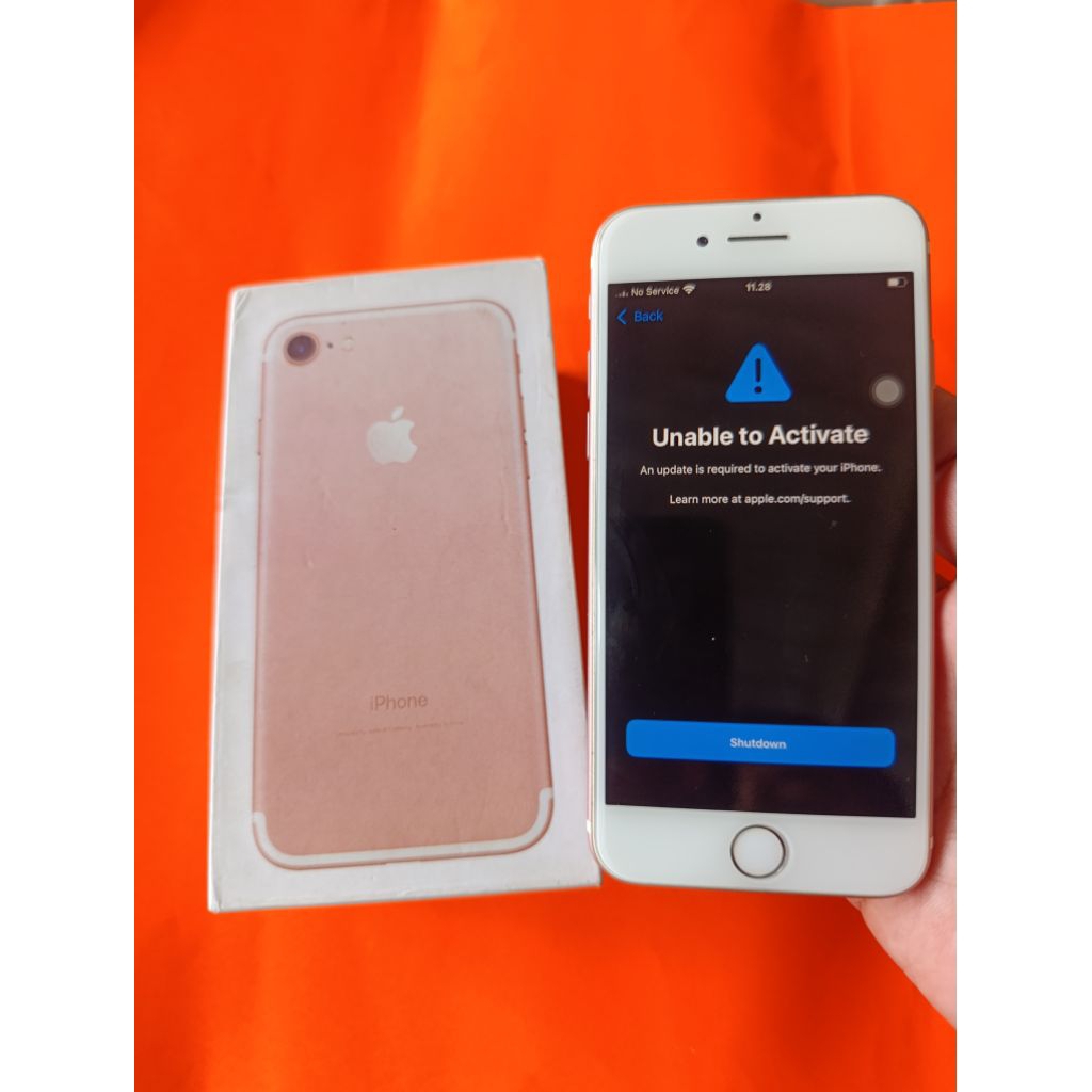 sekon iphone 7 inter 32gb hpdus,minus ic baseband.