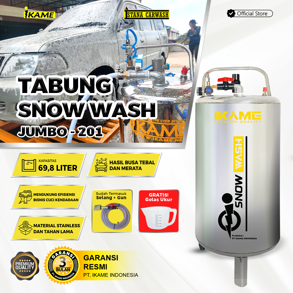 Tabung Snow Wash Jumbo IKAME