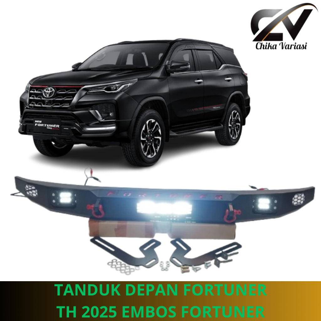 Towing Tanduk Depan Mobil Fortuner 2025 Custom Embos FORTUNER
