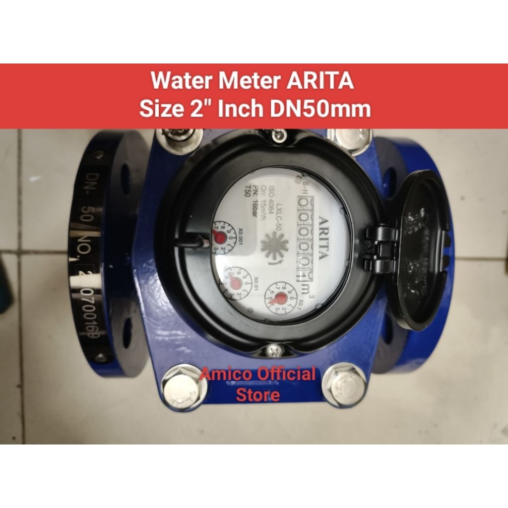 Water Meter ARITA 2 Inch Flange DN50mm PN16 MURAH / Meteran Air ARITA 2 Inch DN50mm / Flow Meter ARI