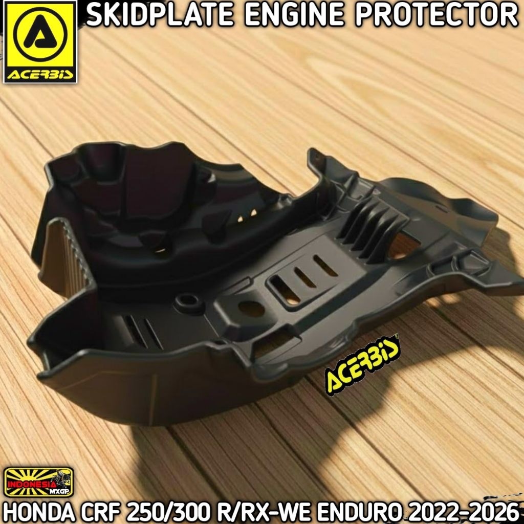 HONDA CRF 250 300 R RX RWE ENDURO 2022 2023 2024 2025 2026 2027 2028 - ACERBIS SKIDPLATE ENGINE GUAR