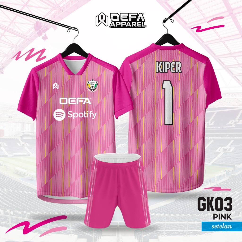 JERSEY KIPER GOALKEEPER /JERSEY  SEPAK BOLA FUTSAL PRINTING CUSTOM  Nama/Logo/No Punggung/Sponsor