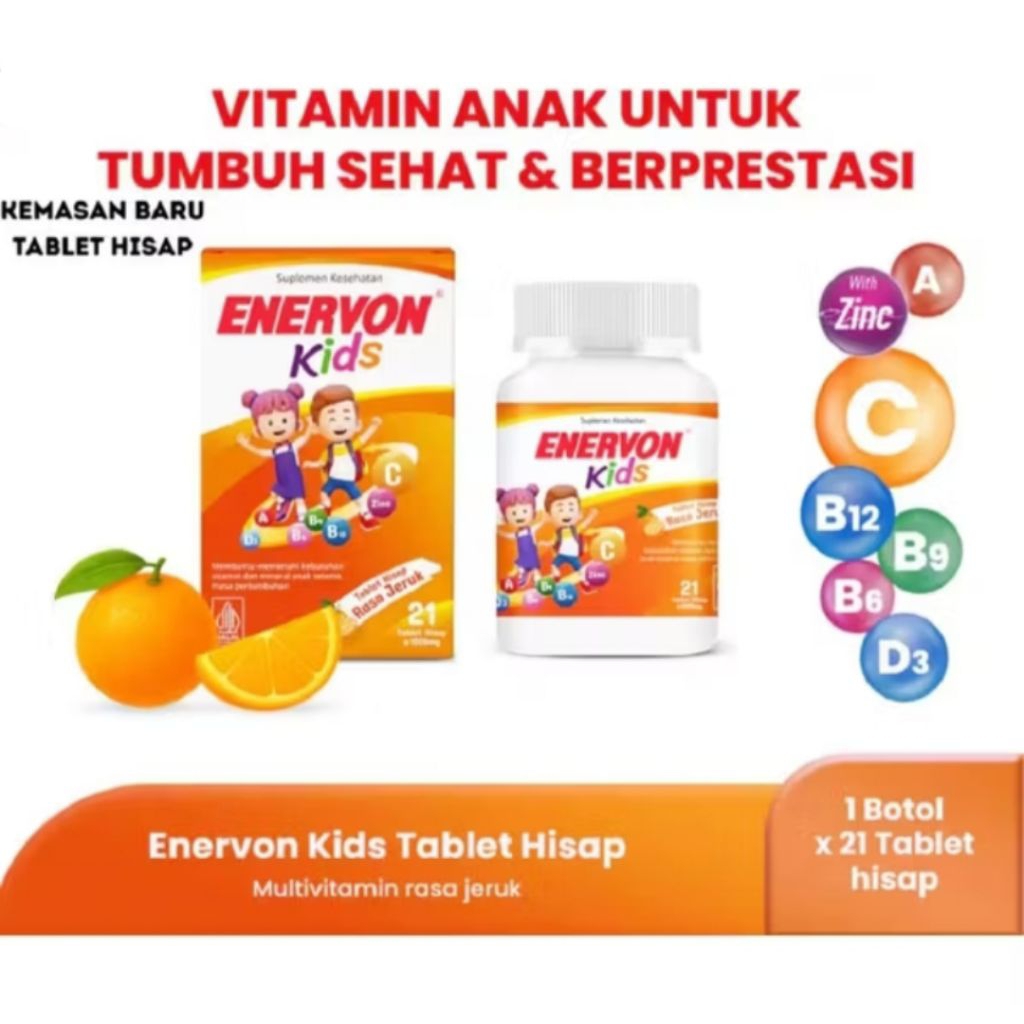 ENERVON C KIDS Tablet Hisap isi 21