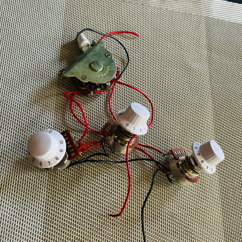 wiring set elektronik gitar PRS silver sky john mayer original