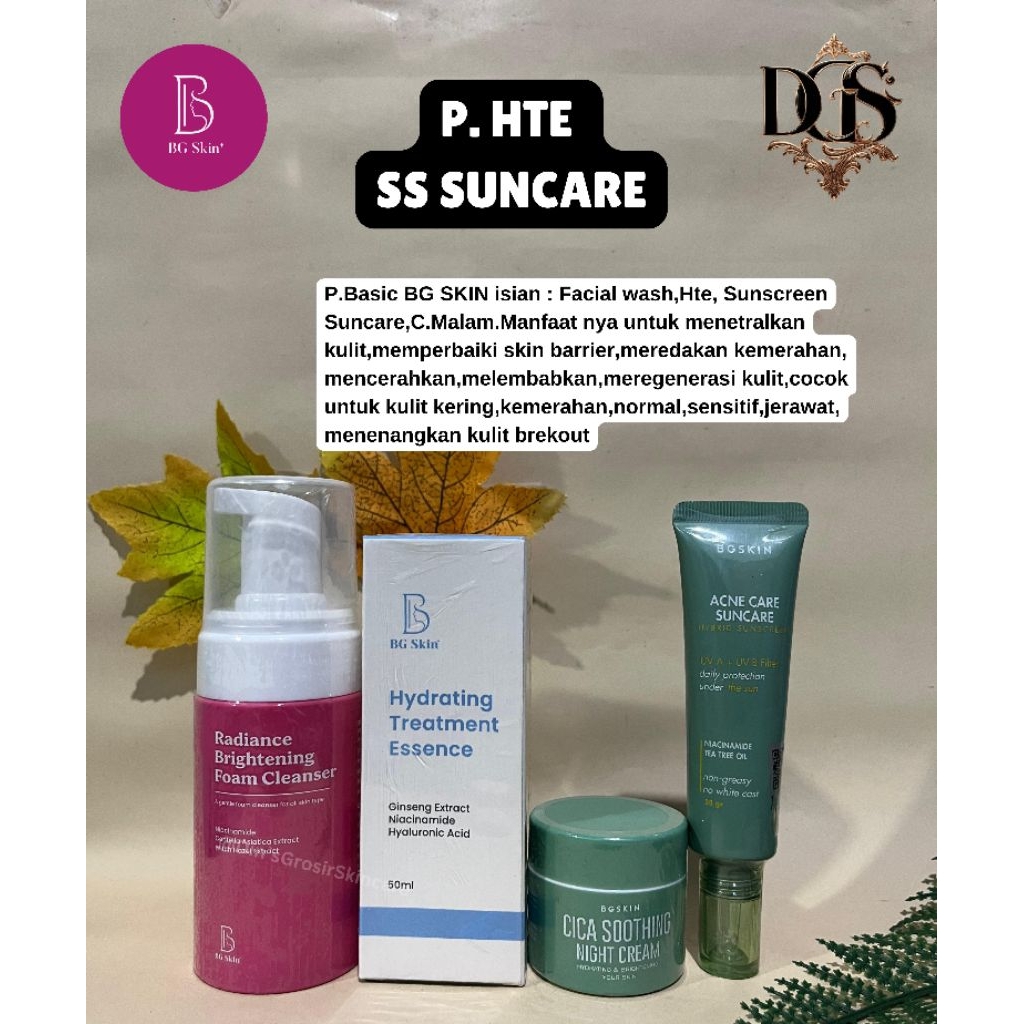 paket suncare acne bg skin / paket acne bg skin / BG SKIN / BG SKIN SUNCARE ACNE / BG SKIN MURAH /BG