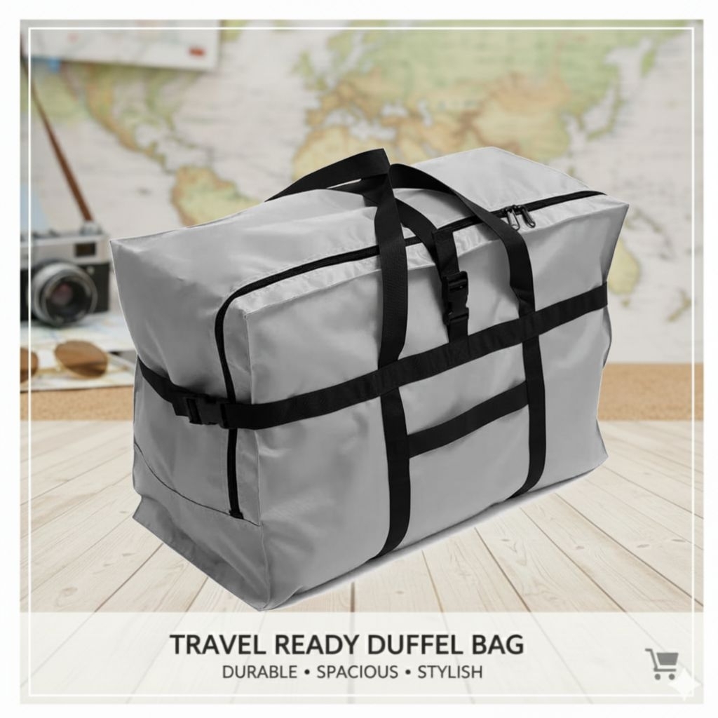 Tas Travel Bag Jumbo Lipat - Tas Pakaian Mudik & Pindahan Kapasitas Besar

