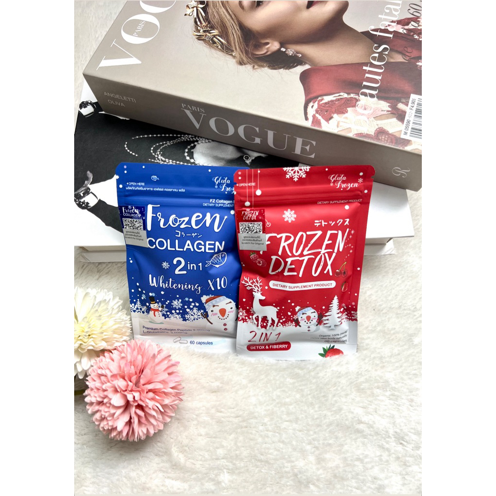 FROZEN | 2IN1 Gluta FROZEN COLLAGEN & DTX 100% ORIGINAL