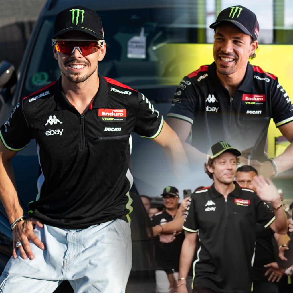 (Limited Edition) Official Polo Kappa x Pertamina Enduro VR46 Racing Team MotoGP Season 2025-2026 Or