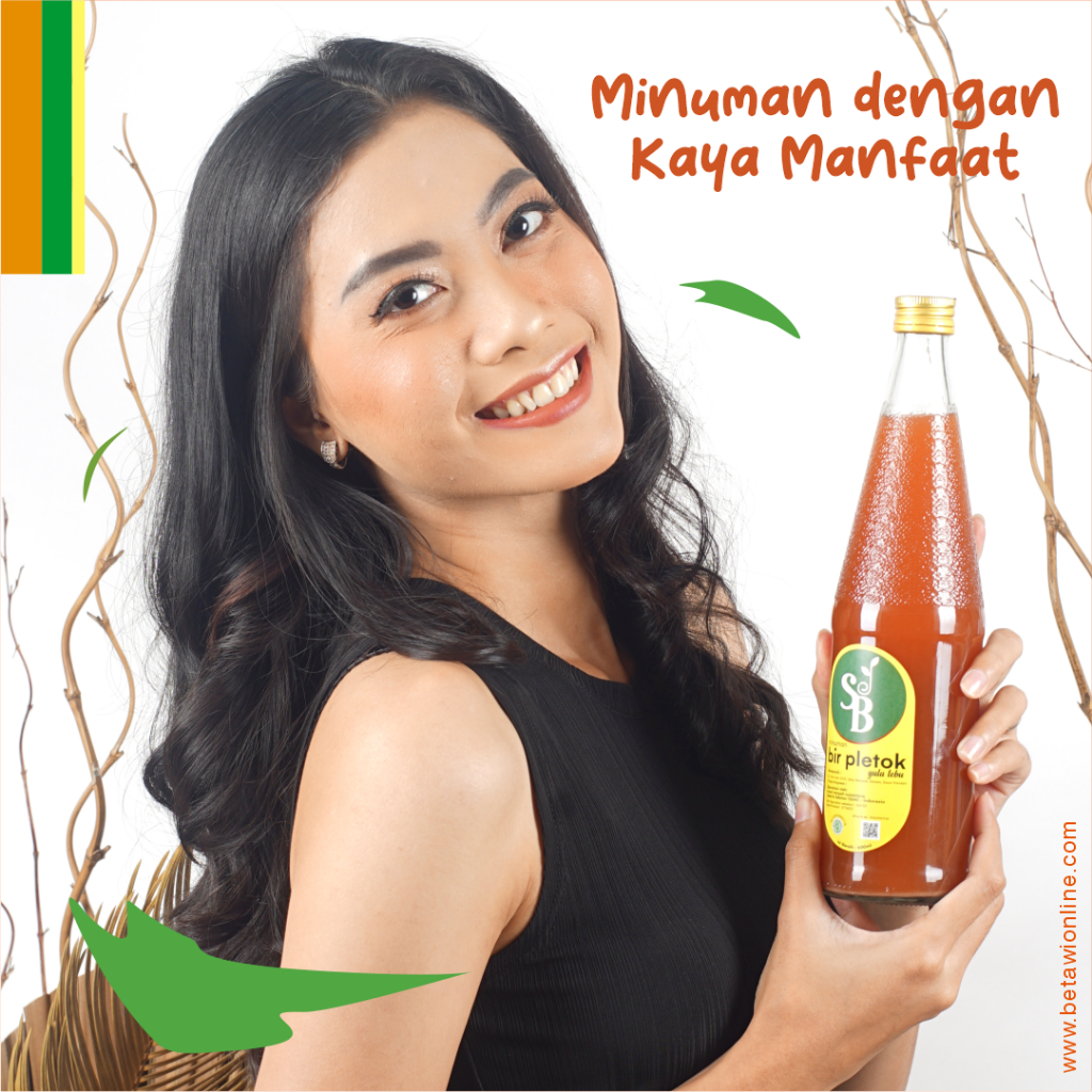 Bir Pletok Khas Betawi Botol Besar / Bir peletok minuman khas betawi/ Minuman betawi /Minuman Rempah