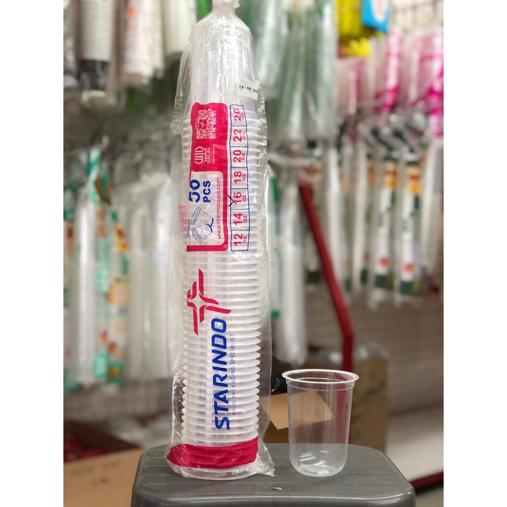 Gelas Cup Oval 16 Oz Oval - STARINDO