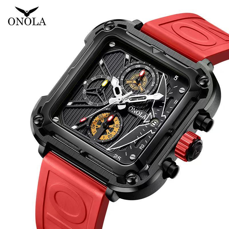 ONOLA niche watch men's fashion new multifunctional quartz tape watch