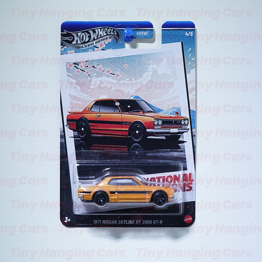 Hot Wheels National Icon 1971 Nissan Skyline HT 2000 GT-R (2025)