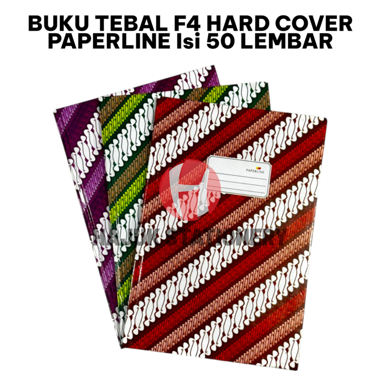 BUKU HARDCOVER FOLIO PAPERLINE ISI  50 LEMBAR