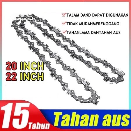 Kualitas Jerman Rantai Chainsaw 20 /22 inch Rantai Potong Mesin Gergaji Chainsaw Rantai sensor Ranta