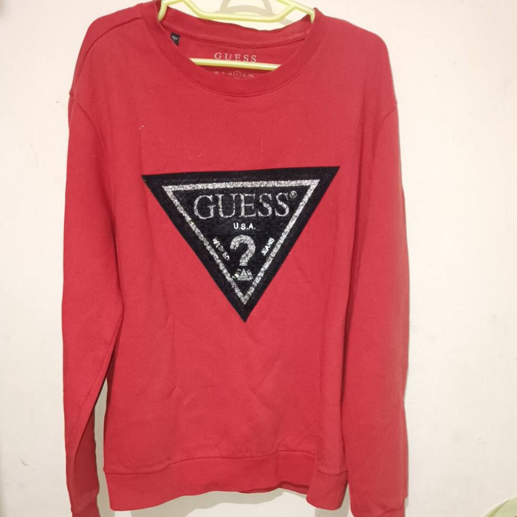 Obral Kaos lengan panjang GUESS Los Angeles second untuk Pria dan Wanita