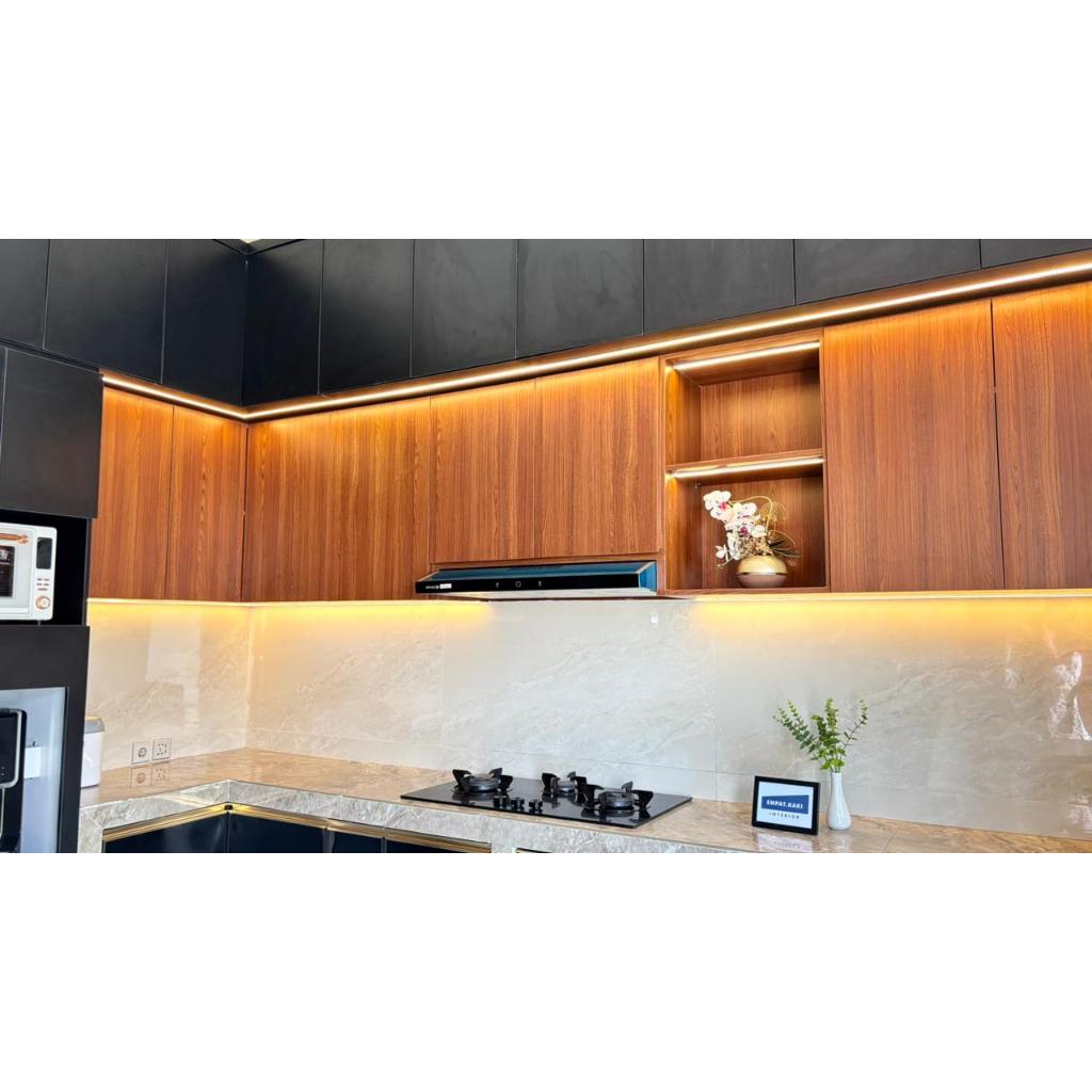 Kitchen Set Tema Industrial Custom Sidoarjo Surabaya