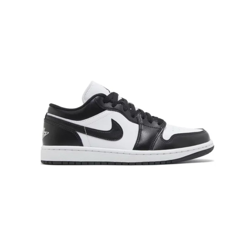 sepatu snkeres kasual jordan panda/black white