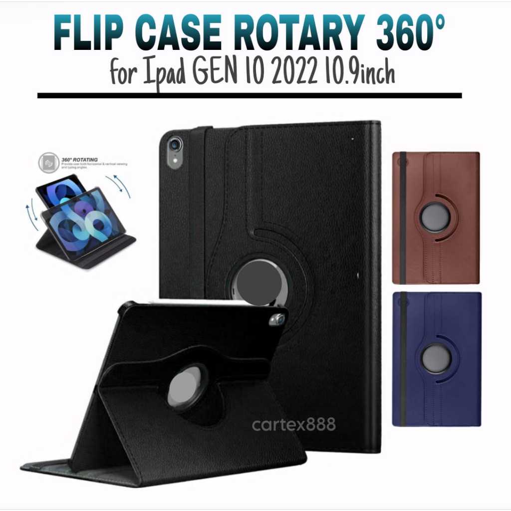 Case Rotary Ipad gen 10 2022 10th 10.9 inch / case ipad gen 10 / casing ipad gen 10 / ipad case gen 