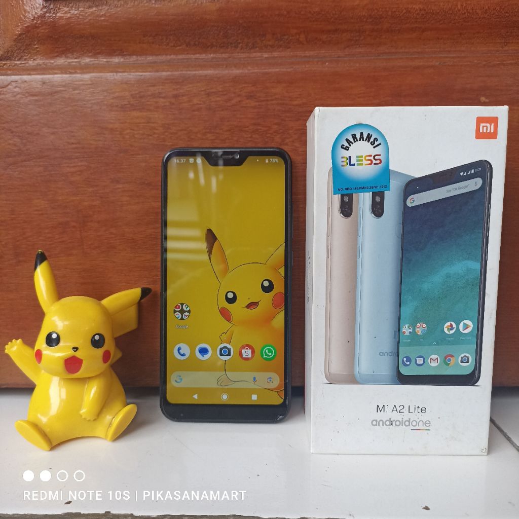 Xiaomi Redmi Mi A2 Lite 4/64GB Second RESMI | Layar IPS FullHD+ | ex-Pemakaian Pribadi