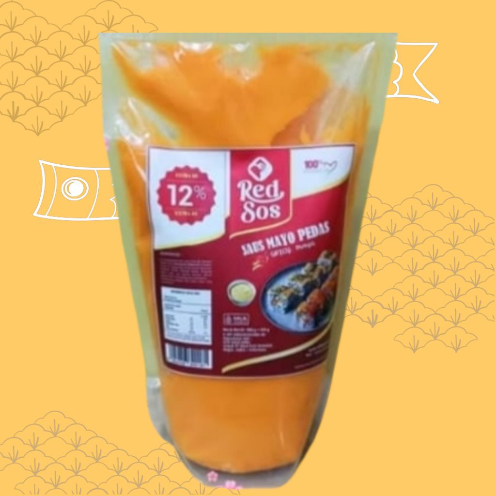 Redsos / Red Sos Saus Mayo Pedas / Saus Mentai 1 Kg