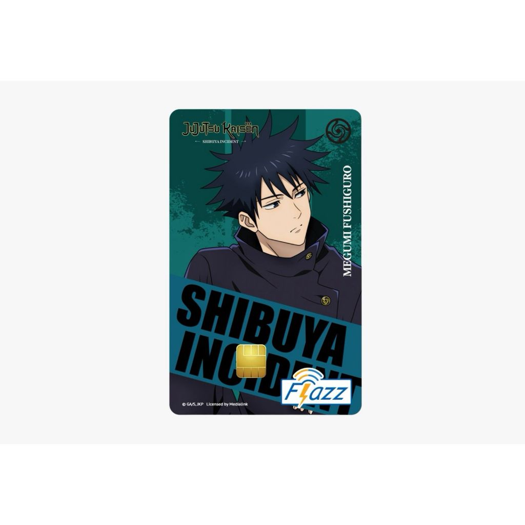 Kartu Flazz Limited Edition Jujutsu Kaisen Megumi GEN 2