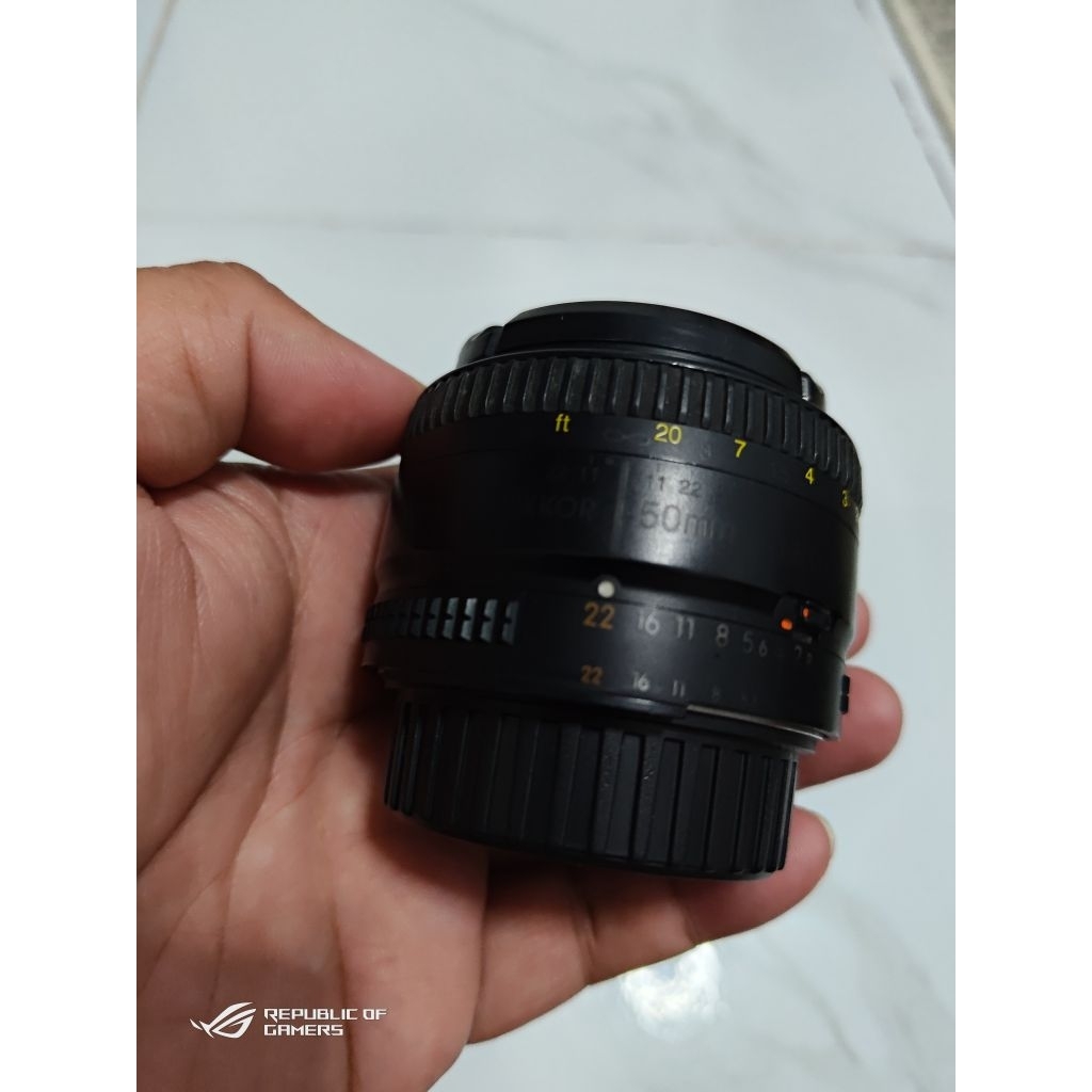 Lensa Nikon 50mm F1.8 AFD Second Murah Berkualitas