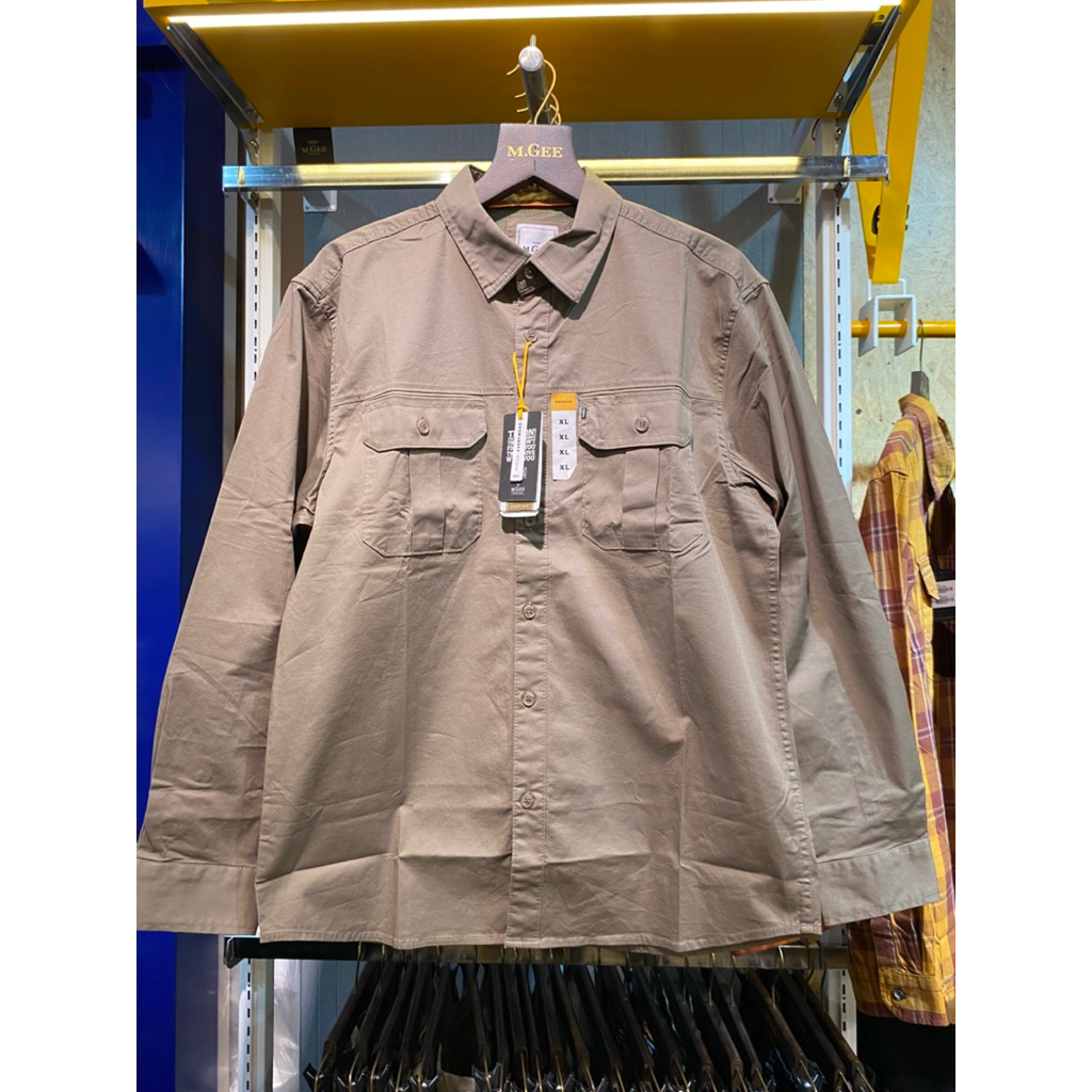 MGEE Kemeja Outdoor Tactical Lengan Panjang Field c001 Light Olive