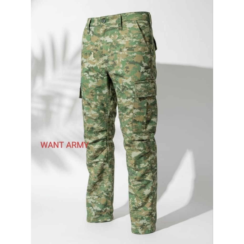 Celana Pdl Loreng Sage Green Celana Panjang Sage Green